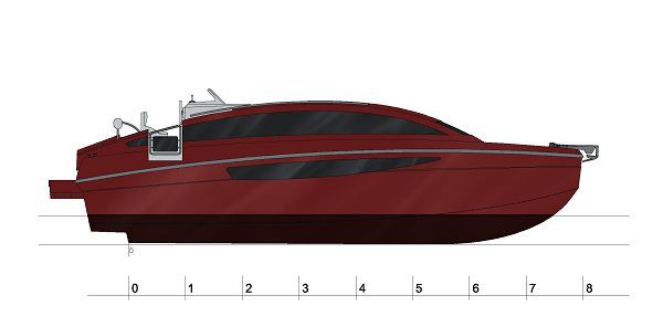 Dgħajjes tal-Cruiser Sport lussużi